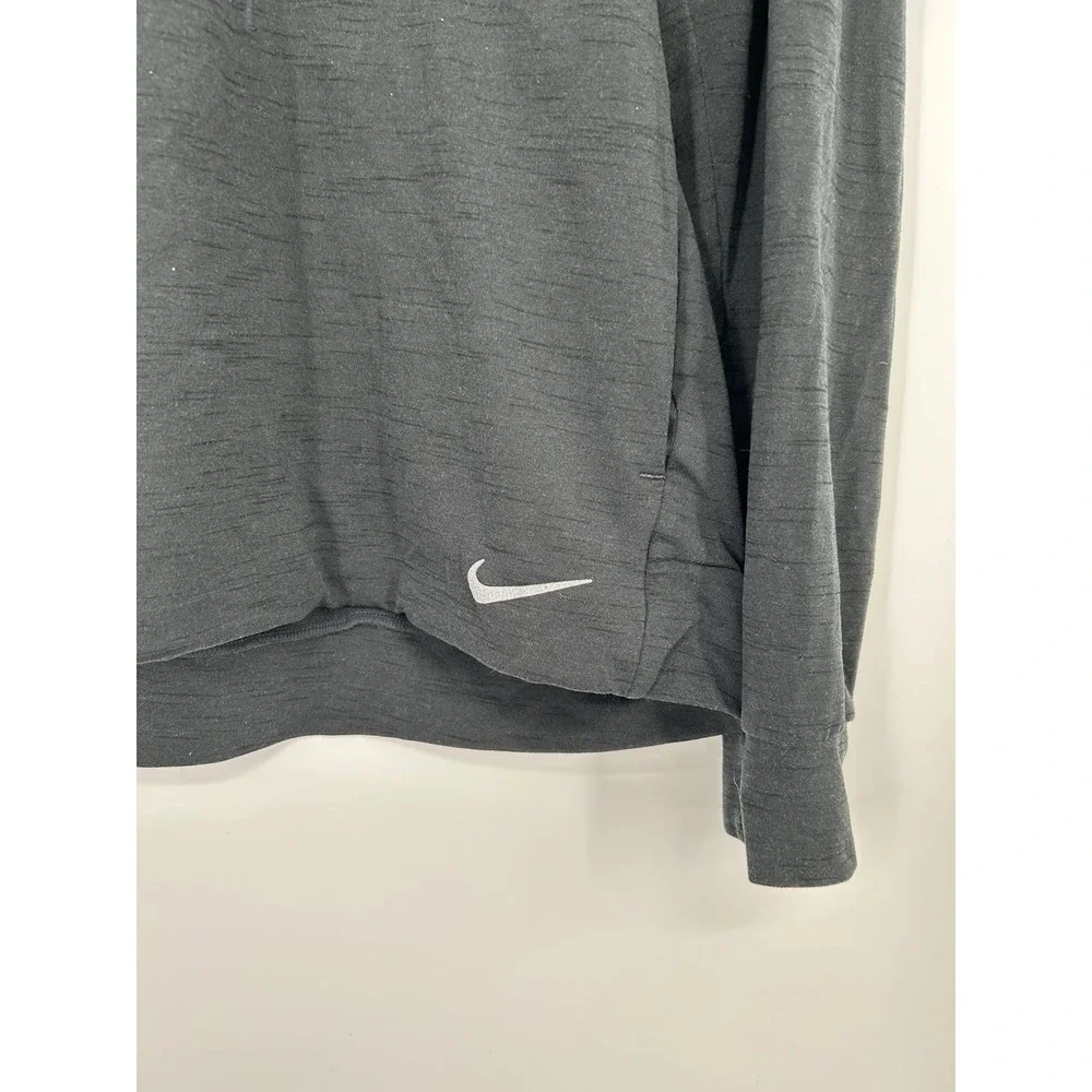 Nike Yoga Lightweight Hoodie Pullover Loose Fit Dark Grey DQ4886-045 Small‎